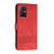 For Xiaomi Poco M5 5G Cubic Skin Feel Flip Leather Phone Case(Red)