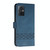 For Xiaomi Poco M5 5G Cubic Skin Feel Flip Leather Phone Case(Blue)
