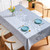 PVC Waterproof Oil-proof Embroidery Yarn Tablecloth, Size: 140x180cm(Garden Flowers Gray) PVC Waterproof Oil-proof Embroidery Yarn Tablecloth, Size: 140x180cm(Garden Flowers Gray)