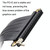 PCI-E 3.0 16X 180-degree Graphics Card Extension Cable Adapter Cable, Length: 10cm