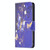 For Xiaomi Redmi Note 12 4G Global Colored Drawing Leather Phone Case(Purple Butterfly)