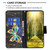 For Samsung Galaxy M14 5G Colored Drawing Leather Phone Case(Big Butterfly)