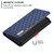 For Xiaomi Redmi Note 12 4G Global Diamond Lattice Magnetic Leather Flip Phone Case(Blue)