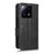 For Xiaomi 13 Symmetrical Triangle Leather Phone Case(Black)