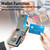 For Samsung Galaxy S22 5G Carbon Fiber Vertical Flip Zipper Wallet Phone Case(Blue)