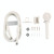 RV 1.5m Flexible Shower Pipe with Spray(White)