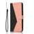 For Samsung Galaxy S10+ Dual-color Stitching Leather Phone Case(Black Rose Gold)