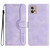 For Motorola Moto G32 Heart Pattern Skin Feel Leather Phone Case(Purple)