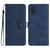 For Samsung Galaxy A71 4G Heart Pattern Skin Feel Leather Phone Case(Royal Blue)