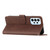 For Samsung Galaxy A52 4G/5G Heart Pattern Skin Feel Leather Phone Case(Brown)