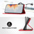 For Xiaomi 13 Heart Pattern Skin Feel Leather Phone Case(Red)
