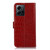For Xiaomi Redmi Note 12 4G Global Crocodile Top Layer Cowhide Leather Phone Case(Red)