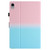 For iPad 10th Gen 10.9 2022 Stitching Gradient Leather Tablet Case(Pink Blue)
