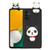 For Samsung Galaxy A54 5G 3D Lying Cartoon TPU Shockproof Phone Case(Panda with Red Bow)