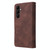 For Samsung Galaxy A34 5G Multifunctional Multi-Card Wallet Phone Leather Case(Coffee)