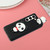 For Samsung Galaxy S23 5G 3D Lying Cartoon TPU Shockproof Phone Case(Panda with Red Bow)
