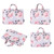 H40-B01 White Rose Pattern Laptop Case Bag Computer Liner Bag With Handle, Size: 13 Inch(Black)