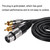 XLR Female To 2RCA Male Plug Stereo Audio Cable, Length: 1m