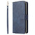 For Xiaomi Redmi Note 12 Explorer / Note 12 Pro+ Global 9 Card Slots Zipper Wallet Bag Leather Phone Case(Blue)