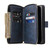 For Xiaomi Redmi Note 12 Explorer / Note 12 Pro+ Global 9 Card Slots Zipper Wallet Bag Leather Phone Case(Blue)