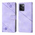 For OPPO Reno9 5GReno9 Pro 5G Skin-feel Embossed Leather Phone Case(Light Purple)