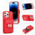 For iPhone 14 Pro Card Slot Leather Phone Case(Red) For iPhone 14 Pro Card Slot Leather Phone Case(Red)