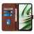 For OnePlus Nord CE3 5G Crossbody 3D Embossed Flip Leather Phone Case(Brown)