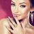 5pcs Diamond Nail Cap Jewelry Open Ring, Color: Gold Middle Finger