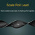 10rolls Outdoor Fishing Anti-tangle Spotted Invisible Line Set with Scale, Size: 4.5m(1.2)