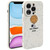 For iPhone 11 Astronaut Pattern Silicone Straight Edge Phone Case(Lovely Astronaut-White)