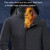 Men Outdoor Waterproof Jacket With Detachable Inner Warm Fleece for Camping Travel, Size: XL(Gray)