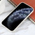 For iPhone 11 Pro Max Astronaut Pattern Silicone Straight Edge Phone Case(Flying Astronaut-White)