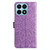 For Honor X8a Embossed Sunflower Leather Phone Case(Purple) For Honor X8a Embossed Sunflower Leather Phone Case(Purple)