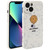 For iPhone 13 Astronaut Pattern Silicone Straight Edge Phone Case(Lovely Astronaut-White)