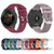 For Garmin Forerunner 265S 18mm Solid Color Silicone Watch Band(Red)