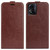 For Motorola Moto E13 R64 Texture Single Vertical Flip Leather Phone Case(Brown)