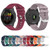For Garmin Forerunner 265S 18mm Solid Color Silicone Watch Band(Black)