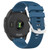 For Garmin Forerunner 265S 18mm Solid Color Silicone Watch Band(Blue)