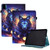 Colored Drawing Stitching Elastic Band Leather Smart Tablet Case For iPad Air 10.9 2022/2020 / Pro 11 2021/2020(Sky Wolf)