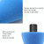 Car Cone Wheel Polishing Sponge M14 Detail Waxing Sponge Wheel(Blue)