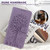 For Samsung Galaxy S23 Ultra 5G Tree & Deer Pattern Pressed Printing Horizontal Flip Leather Phone Case(Purple)