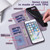 For Samsung Galaxy S23 Ultra 5G Tree & Deer Pattern Pressed Printing Horizontal Flip Leather Phone Case(Purple)