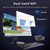 GK3V Pro Windows 11 Pro Mini PC, Intel Celeron N5105 CPU, Memory:8GB+128GB(UK Plug)