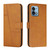For Motorola Moto G Stylus 5G 2023 Stitching Calf Texture Buckle Leather Phone Case(Yellow)