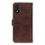 For Honor X5 Magnetic Crocodile Texture Leather Phone Case(Brown)