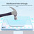 Acrylic Rotating Leather Tablet Case For iPad Air 2022 / 2020 10.9(Dark Green)