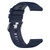 For Garmin Venu 2 22mm Cross Textured Solid Color Silicone Watch Band(Midnight Blue)