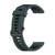 For Garmin Vivoactive4 22mm Vertical Two-Color Silicone Watch Band(Olive Green + Black)