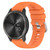 For Garmin Vivomove Trend 20mm Cross Textured Solid Color Silicone Watch Band(Orange)