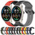 For Xiaomi MI Watch Sport 22mm Convex Loop Two-Color Silicone Watch Band(Black+Lime)